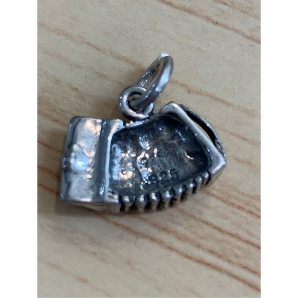 .925 Accordion Sterling Silver Jewelry Charm - Picture 2 of 4